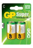 Baterie alcalina R14, 2buc/blister GP