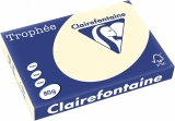 Hartie copiator A3, 80 g/mp, Clairefontaine Trophee Pastel, Cream, 500 coli/top