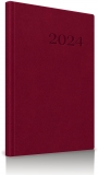 Agenda datata 2024 saptamanala RO A4, 128 pagini, coperta buretata, culoare bordo, Herlitz