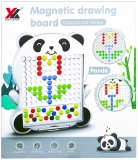 Jocul pionezelor magnetic cu panda