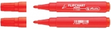 Marker flipchart, permanent, rosu, Herlitz