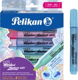 Marker Window 600, 2-3-5 mm, set 8 culori, blister, Pelikan