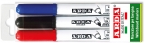 Set 3 markere lavabile, whiteboard, rosu, albastru, negru, Arda