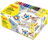 Markere textile JoviDecor, pachet economic, 48 buc, culori asortate