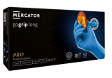 Manusi nitril nepudrate long blue L gogrip 50buc/cutie Mercator