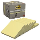 Notite adezive, Post-It, galben Canary, 76 x 76 mm, 100 file/buc, 6 buc/set, 3M