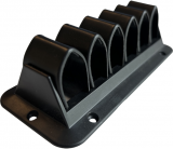 Organizator cablu Cablegrip Fellowes, Filex 6 bucle, Negru
