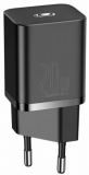 INCARCATOR retea Baseus Super Si, Quick Charge 20W, 1 x USB Type-C 5V/3A max, negru
