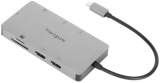 Targus Dock USB-C Dual HDMI 4K, 100W PowerDelivery Pass-Thru, 2x USB-A, 1x port fast charge, 1x SD/microSD, ethernet, gri