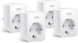 TP-Link MINI SMART WI-FI SOCKET TAPO P110(4-PACK), Protocol: IEEE 802.11b/g/n, Bluetooth 4.2 (doar pentru onboarding), 2.4 GHz, Cerințe de sistem: Android 4.4 sau o versiune mai recentă, iOS 9.0 sau o versiune mai recentă, Cerinte de alimentare: AC 220-240 V~50/60 Hz 10 A.
