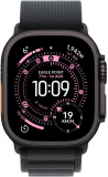 Apple Watch Ultra 3, GPS + Cellular, Carcasa Black Titanium 49mm, Black Alpine Loop - Medium
