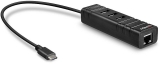 Lindy Hub USB 3.1 Type-C, 3x USB-A, 1x RJ45