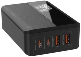 Incarcator retea Serioux 100W GAN Quick Charge, Intrare: 100-240V~ 50/60Hz 2.5A Max , C1 Ieșire: 5V/3A, 9V/3A, 12V/3A, 15V/3A, 20V/5A 100W Max , PPS:3.3-21V/5A, C2 Ieșire: 5V/3A, 9V/3A, 12V/3A, 15V/3A, 20V/5A 100W Max, PPS:3.3-21V/5A, A1 Ieșire: 5V/3A, 9V/3A, 12V/2.5A, 20V/1.5A 30W Max, A2 Ieșire