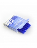 Set cu 6 patroane de cerneala termosensibila, albastru, pentru stilou termosensibil Office Box
