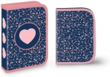 Penar echipat S-Cool, 1 fermoar, 2 extensii, 32 piese, Pink Heart
