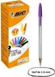 Pix BIC, Cristal Large 1.6 mm Multicolour, 20 buc, 10 culori