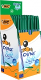 Pix BIC, Cristal Soft verde, cutie 50 buc