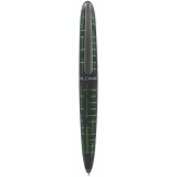 Pix Diplomat Elox Matrix Black Green EasyFlow, corp din aluminiu dublu anodizat, negru/verde, mina M, cutie cadou