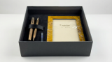 Set Parker Sonnet Stilou cu Penita din Aur 18K și Pix, Auriu PG, in Caseta Cadou Premium