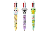 Pix BIC Vibbies Mini 4 Colours, varf mediu 1,0 mm, modele asortate