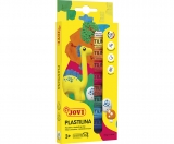 Plastilina, cutie cu 10 buc, 15 g, culori asortate, Jovi