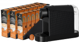 Pachet 240 capsule Rich Aroma si espressor Tchibo Pure Plus diferite culori cadou