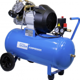 Compresor de ulei Manutan, 2 cilindri, 400/10/50 N