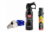 Kit aparare impotriva ursilor si cainilor, sprayuri autoaparare cu piper, Contra-Dog 40ml & Bear Defender, 225ml, TW1000, si fluier din metal cu snur