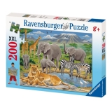 Puzzle Animale In Africa, 200 Piese Ravensburger