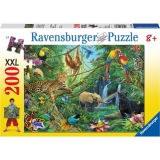 Puzzle jungla, 200 piese Ravensburger