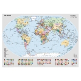 Puzzle Harta Politica A Lumii, 1000 Piese Ravensburger