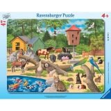 Puzzle la zoo, 47 piese Ravensburger