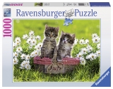 Puzzle cainele, pisicuta si soricelul, 1000 piese Ravensburger
