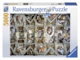 Puzzle capela sixtina, 5000 piese Ravensburger