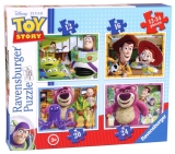 Puzzle Disney Toy story, 4 buc in cutie, 12/16/20/24 piese Ravensburger