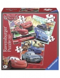 Puzzle Cars, 3 Buc In Cutie, 25/36/49 Piese Ravensburger