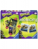 Puzzle + Joc Memory Ninja 3 Buc In Cutie 25/36/49 Piese Ravensburger