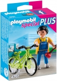 Instalatorul cu bicicleta Playmobil
