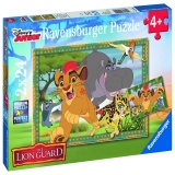 Puzzle garda felina, 2x24 piese Ravensburger