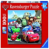 Puzzle Cars, cursa de masini, 100 piese Ravensburger