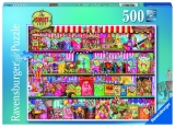 Puzzle magazinul de dulciuri, 500 piese Ravensburger
