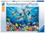 Puzzle delfini, 500 piese Ravensburger