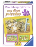 Primul Meu Puzzle Animalute, 3X6 Piese Ravensburger