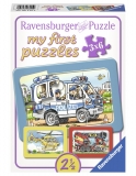 Primul Meu Puzzle Politie, Pompieri, 3X6 Piese Ravensburger