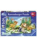 Puzzle Bambi, 2X24 Piese Ravensburger