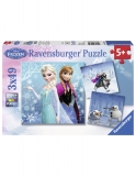 Puzzle Frozen, 3X49 Piese Ravensburger
