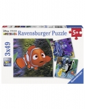 Puzzle In Cautarea Lui Nemo, 3X49 Piese Ravensburger