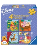 Puzzle Winnie The Pooh, 6/9/12/16 Piese Ravensburger