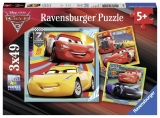 Puzzle Cars, 3X49 Piese Ravensburger