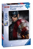 Puzzle Capitanul America, 150 Piese Ravensburger